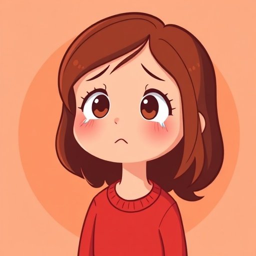心碎女孩头像